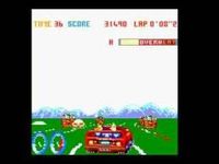 une photo d'Ã©cran de Turbo Outrun sur Amstrad CPC